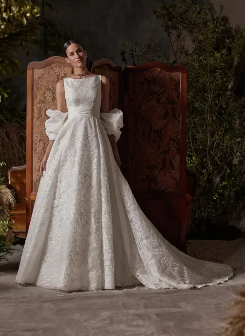 Abito da sposa Baviera — Manu García 2027, Linee scultoree