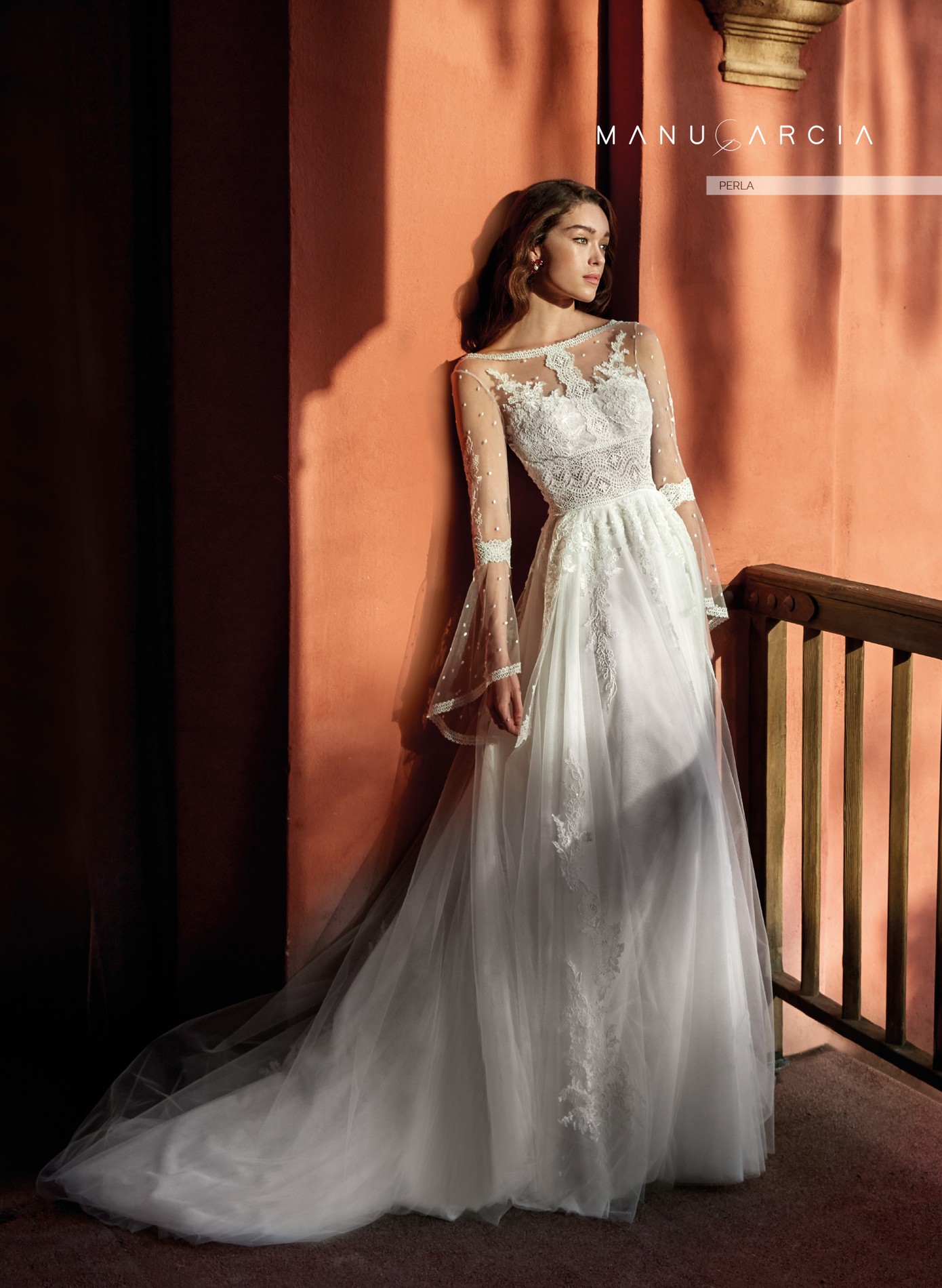 Valiente alma Investigación PERLA - Vestidos de novia | Manu Garcia